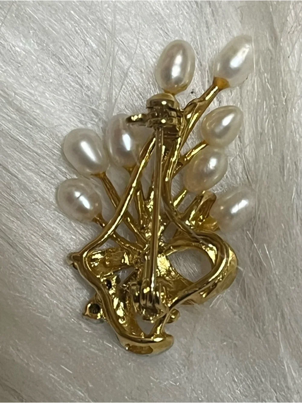 Pearl Spray Brooch